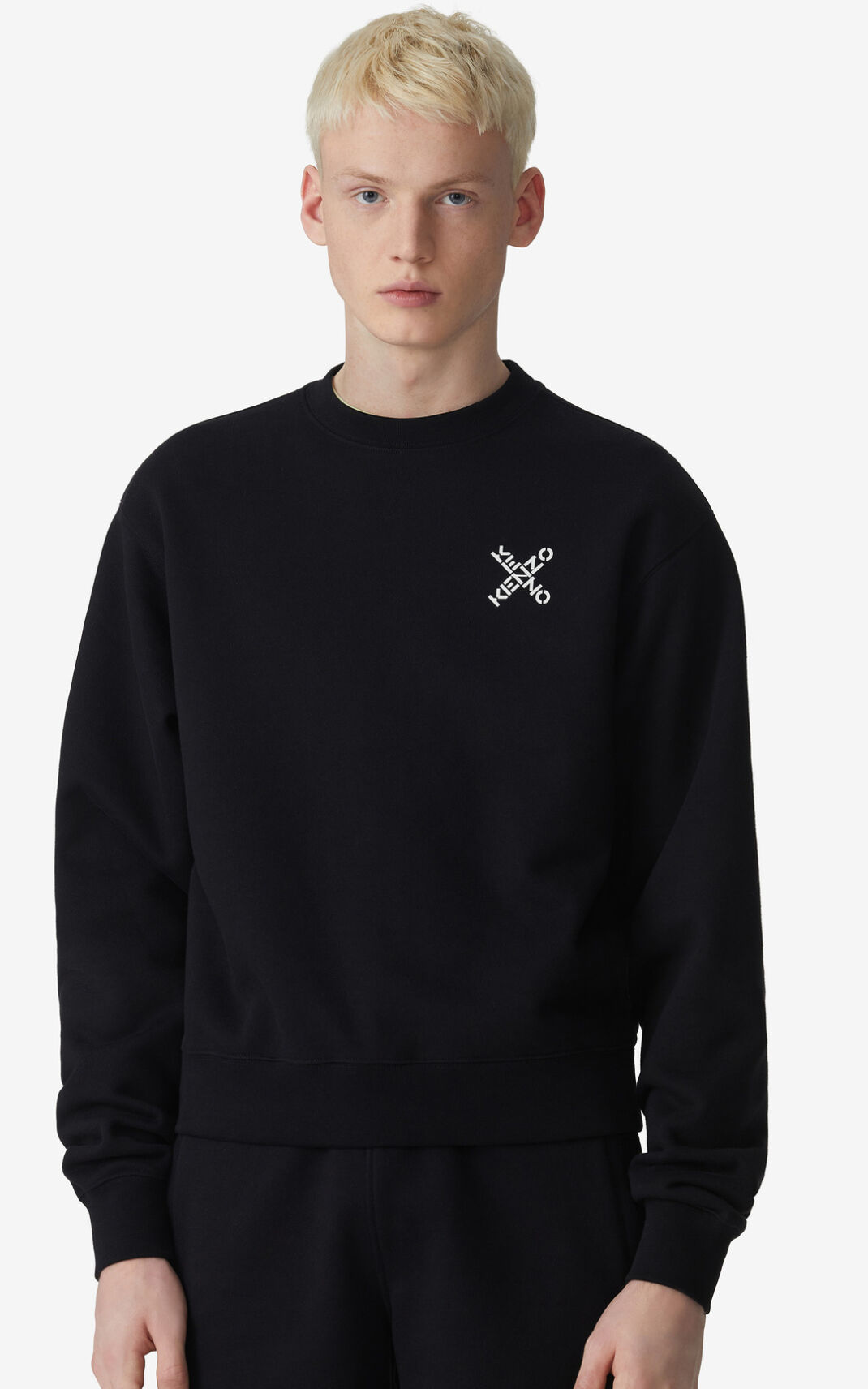 Sweat Kenzo Homme Sport Little X Noir VUSTA-0125